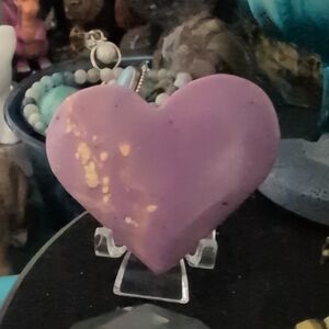 Phosphosoderite gemstone Heart